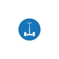 Segway icon vector illustration template design.