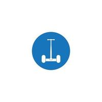 Segway icon vector illustration template design.