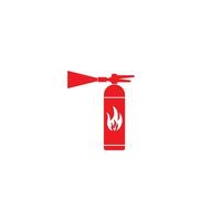 Fire extinguisher icon vector