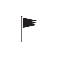 icono de bandera ilustración vectorial diseño simple vector