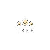 TREE LOGO design vector illustration isolated background