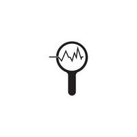 Analysis icon vector illustration template design