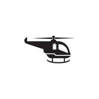 plantilla de diseño de ilustración de vector de icono de helicóptero