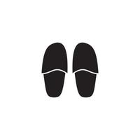 diseño de plantilla de ilustración de vector de icono de zapatillas.