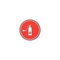 Fire extinguisher icon vector