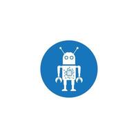 Robot icon vector illustration design template