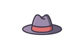 brown hat vector design