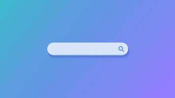 Minimal search bar. Simple and modern search bar design. vector