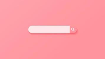 Minimal search bar. Simple and modern search bar design. vector