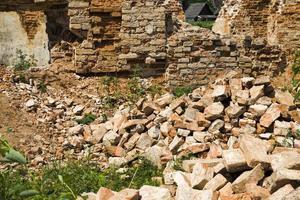 ruined castle wall photo