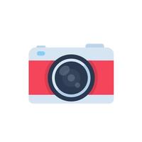 Camera for capturing good memories of travel vector