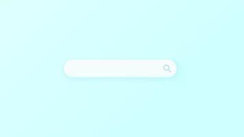 Minimal search bar. Simple and modern search bar design. vector