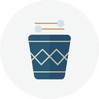 Drum Flat Circle vector