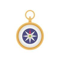Compass Flat Illustration. Clean Icon Design Element on Isolated White Background vector
