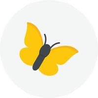 Butterfly Flat Circle vector