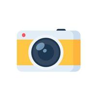 Camera for capturing good memories of travel vector