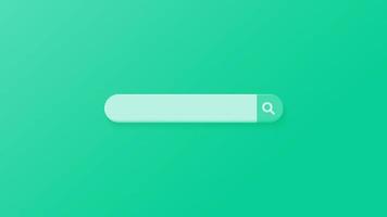 Minimal search bar. Simple and modern search bar design. vector