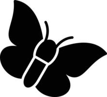 Butterfly Glyph Icon vector