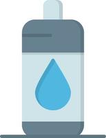 Water Bottle Flat Icon vector