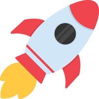 Spaceship Flat Icon vector