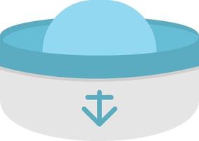 Sailor Hat Flat Icon vector