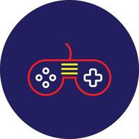 Video Game Line Multicolor vector