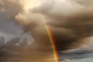 arcoiris en el cielo foto