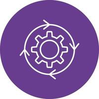 Iteration Line Circle Multicolor vector