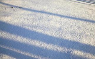 white snow, close up photo