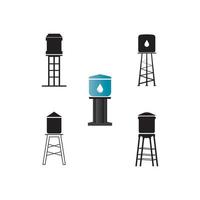 Water tower icon. vector