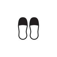 Slippers icon vector illustration template design.