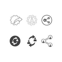 Share icon vector illustration design template