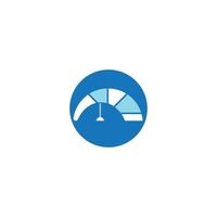 Speedometer icon vector illustration design template