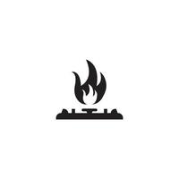 Gas stove icon vector illustration design template