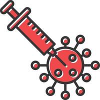 Vaccination Filled Retro vector