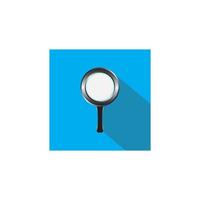 Magnifying glass icon vector illustration design template