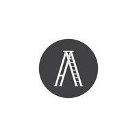 Ladder logo vector illustration design template