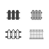 fence icon vector illustration design template