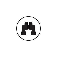 Binoculars icon vector illustration design template