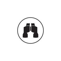 Binoculars icon vector illustration design template