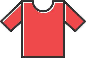 T Shirt Filled Icon vector