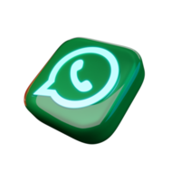 Glossy Whatsapp 3d Icon png