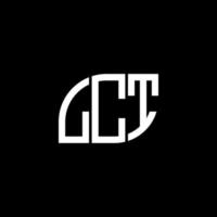 LCT letter logo design on black background. LCT creative initials letter logo concept. LCT letter design. vector