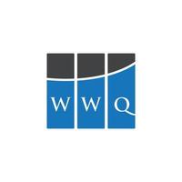 diseño de logotipo de letra wwq sobre fondo blanco. wwq concepto creativo del logotipo de la letra de las iniciales. diseño de letras wwq. vector