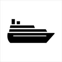 plantilla de diseño de vector de icono de barco