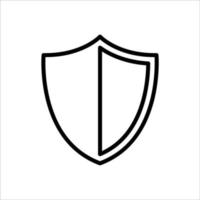 shield icon vector design template simple and clean