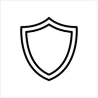 shield icon vector design template simple and clean