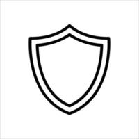 shield icon vector design template simple and clean