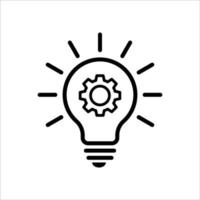 light bulb icon vector design template