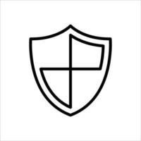 shield icon vector design template simple and clean